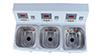Three chamber thermostatic water bath (single row)