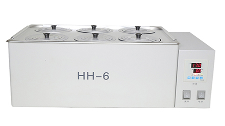 Six chamber thermostatic water bath (two row)